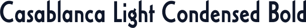 Casablanca Light Condensed Bold