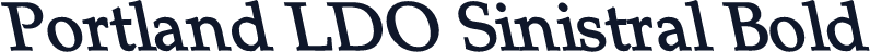 Portland LDO Sinistral Bold