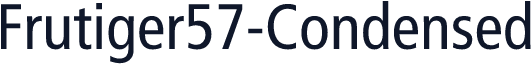 Frutiger57-Condensed