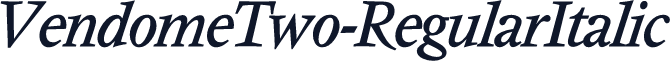 VendomeTwo-RegularItalic