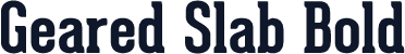 Geared Slab Bold