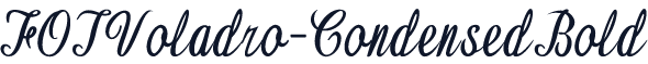 FOTVoladro-CondensedBold