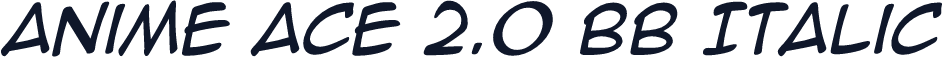 Anime Ace 2.0 BB Italic
