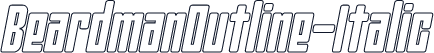 BeardmanOutline-Italic