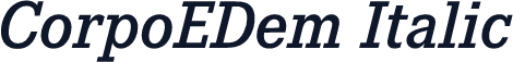 CorpoEDem Italic