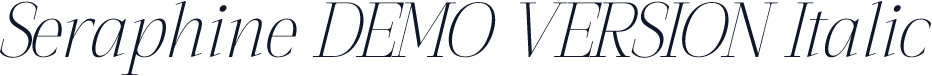 Seraphine DEMO VERSION Italic