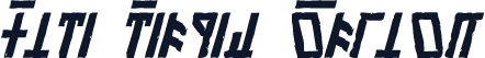 Olde Dethek Italic