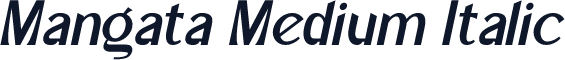 Mangata Medium Italic