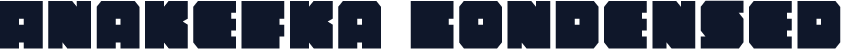 Anakefka Condensed