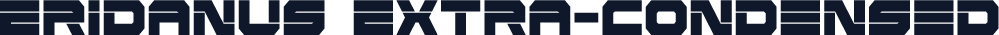 Eridanus Extra-Condensed