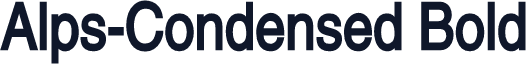 Alps-Condensed Bold