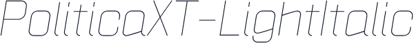 PoliticaXT-LightItalic