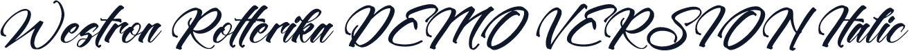 Westron Rotterika DEMO VERSION Italic