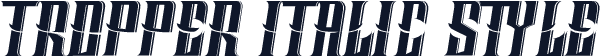 Tropper Italic Style