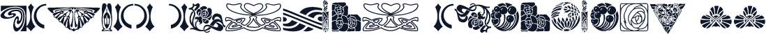 BOUTON Nouveau Ornaments II