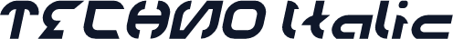 TECHNO Italic