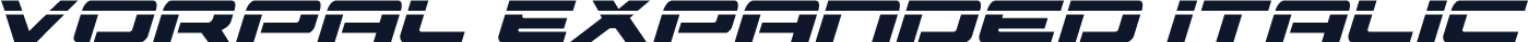 Vorpal Expanded Italic