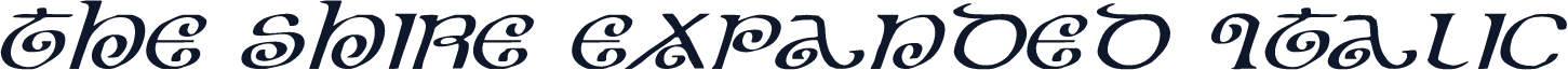 The Shire Expanded Italic