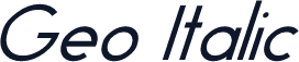 Geo Italic