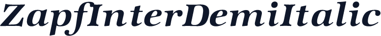 ZapfInterDemiItalic