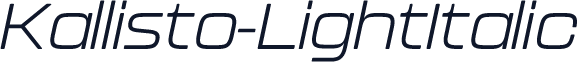 Kallisto-LightItalic