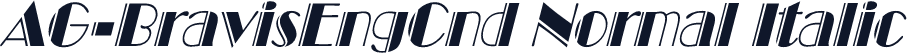 AG-BravisEngCnd Normal Italic