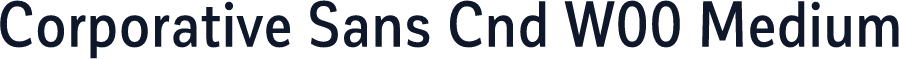 Corporative Sans Cnd W00 Medium