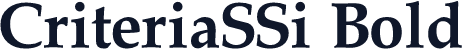 CriteriaSSi Bold