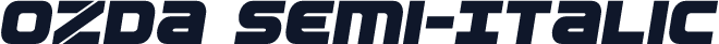 Ozda Semi-Italic