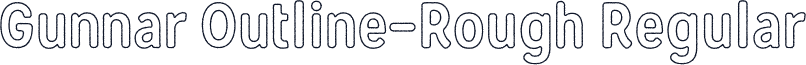 Gunnar Outline-Rough Regular