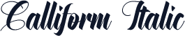 Calliform Italic