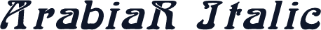 ArabiaR Italic