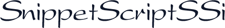SnippetScriptSSi