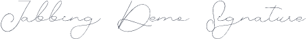 Jabbing Demo Signature