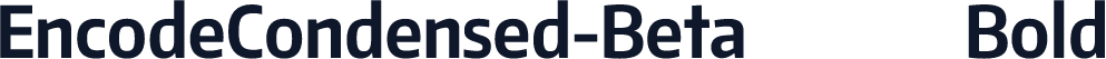 EncodeCondensed-Beta36 700 Bold