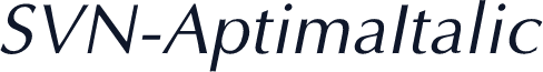 SVN-AptimaItalic
