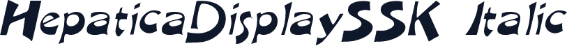 HepaticaDisplaySSK Italic