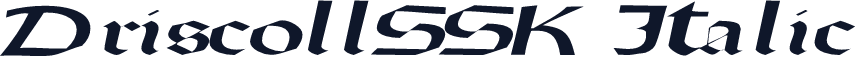 DriscollSSK Italic