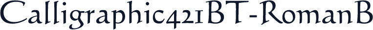 Calligraphic421BT-RomanB