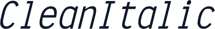 CleanItalic