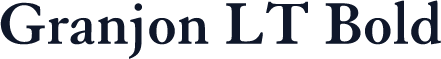Granjon LT Bold