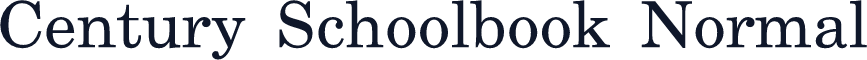 Century Schoolbook Normal