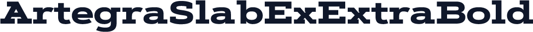 ArtegraSlabExExtraBold