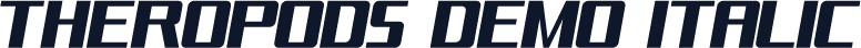Theropods Demo Italic