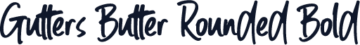 Gutters Butter Rounded Bold