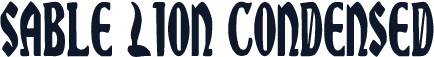 Sable Lion Condensed