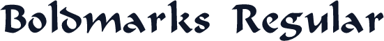 Boldmarks Regular