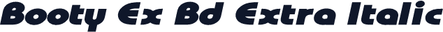 Booty Ex Bd Extra Italic