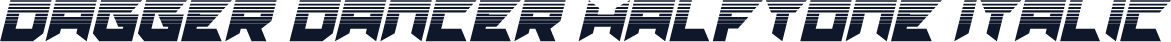 Dagger Dancer Halftone Italic