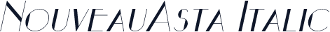 NouveauAsta Italic